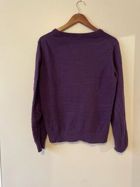 United Colors Of Benetton Deep Purple Crewneck Sweater